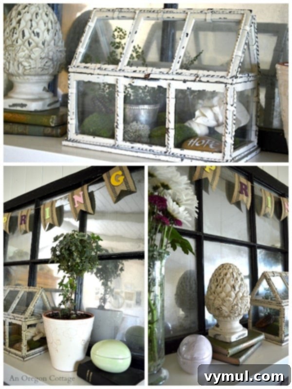 Curated Spring Display 5 Eclectic Spring Mantel Views - An Oregon Cottage