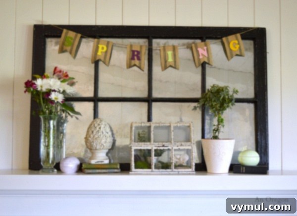 Curated Spring Display 6 Eclectic 2014 Spring Mantel - An Oregon Cottage