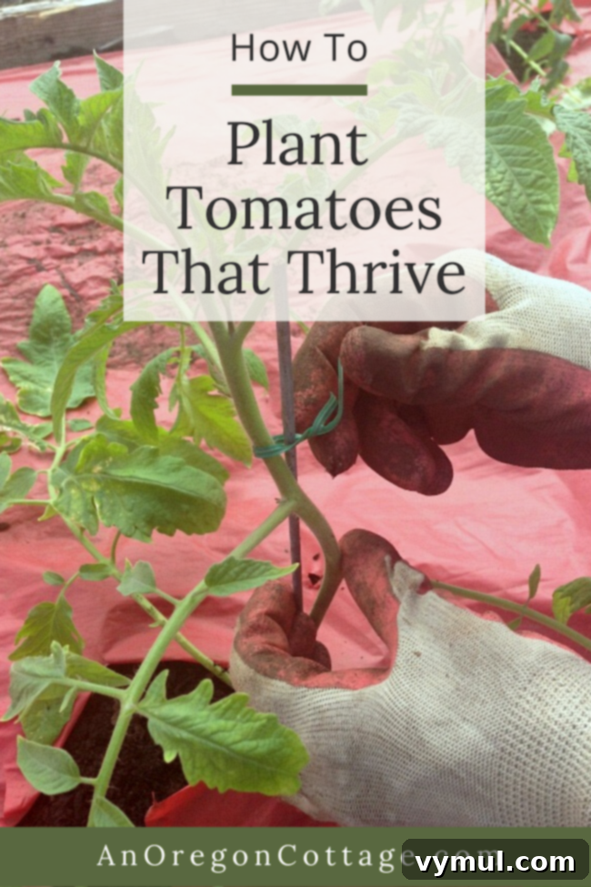 how to plant tomatoes that thrive