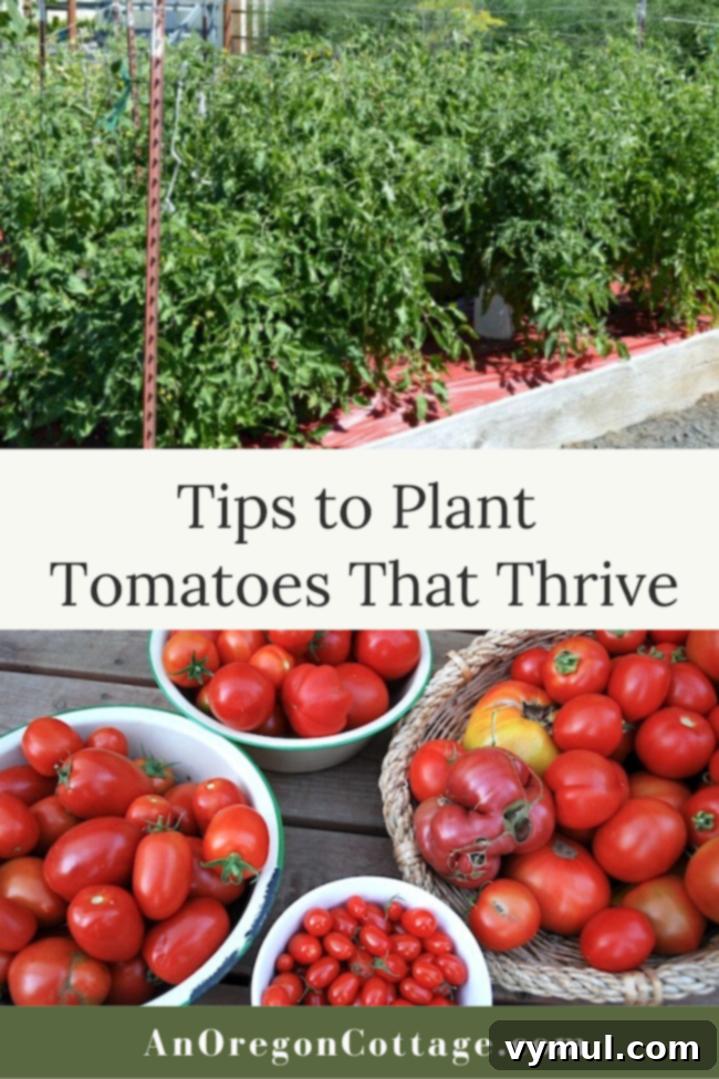 Tips to plant tomatoes that thrive