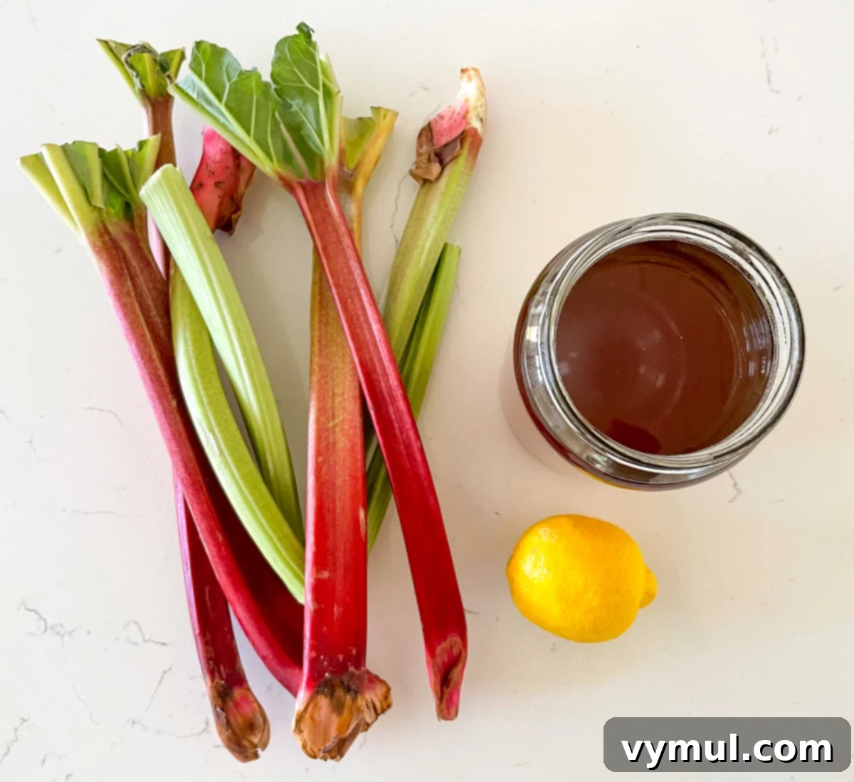 Effortless Three-Ingredient Rhubarb Honey Lemon Butter 4 rhubarb, lemon and honey