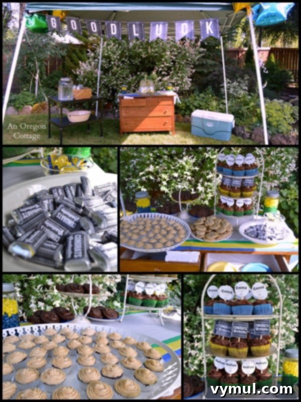 Chalk Your Path Graduation Celebration 8 Chalkboard Graduation Drink and Dessert Bar2 - An Oregon Cottage