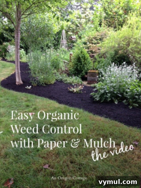 Easy Organic Weed Control with Paper and Mulch