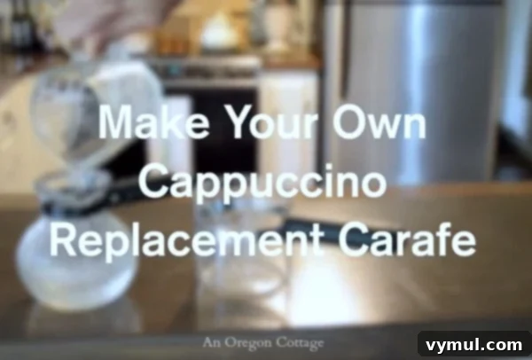 Easily Make Your Own Home Cappuccino Replacement Carafe - An Oregon Cottage