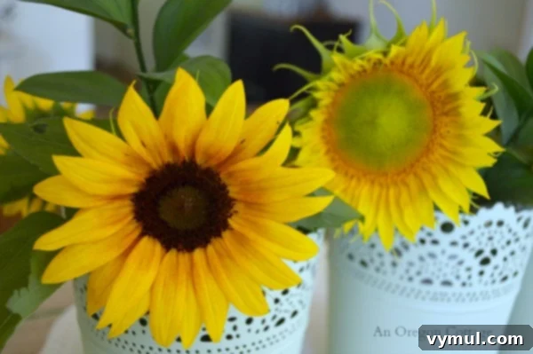 Sun-Kissed Blooms for Your Home 6 Sunflower Centerpiece - An Oregon Cottage
