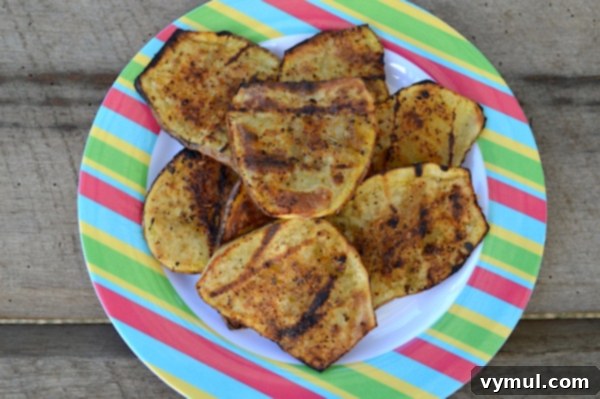 Crispy and flavorful Easy Grilled Potato Planks, perfect as a summer side dish.
