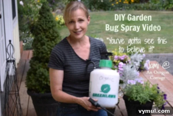 DIY Garlic-Mint Garden Bug Spray Video Tutorial - Natural Pest Control for Your Plants