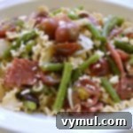 Zesty Greek Pasta Salad with Green Beans and Tomatoes 5 Greek Style Pasta Salad with Tomatoes and Green Beans - An Oregon Cottage