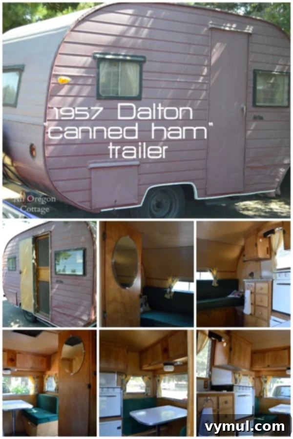 Classic 1957 Dalton Canned Ham Trailer, A Family's Vintage Camping Companion