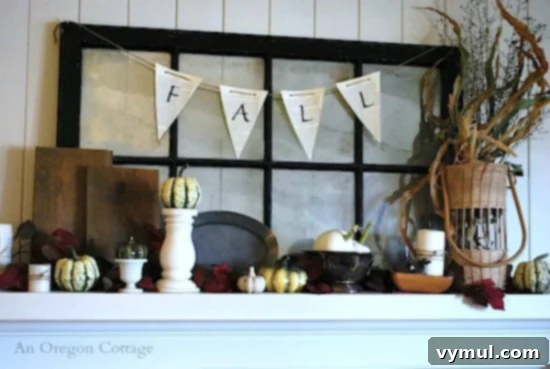 Fall 2012 Mantel & Book Page Banner - An Oregon Cottage