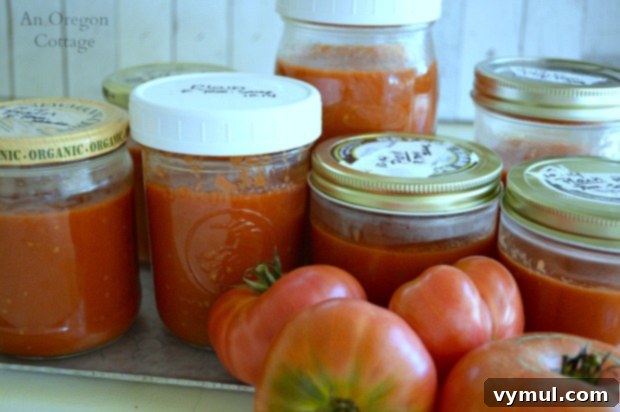 Simple Roasted Tomato Freezer Base 3 Jars of Easy Plain Freezer Roasted Tomato Sauce