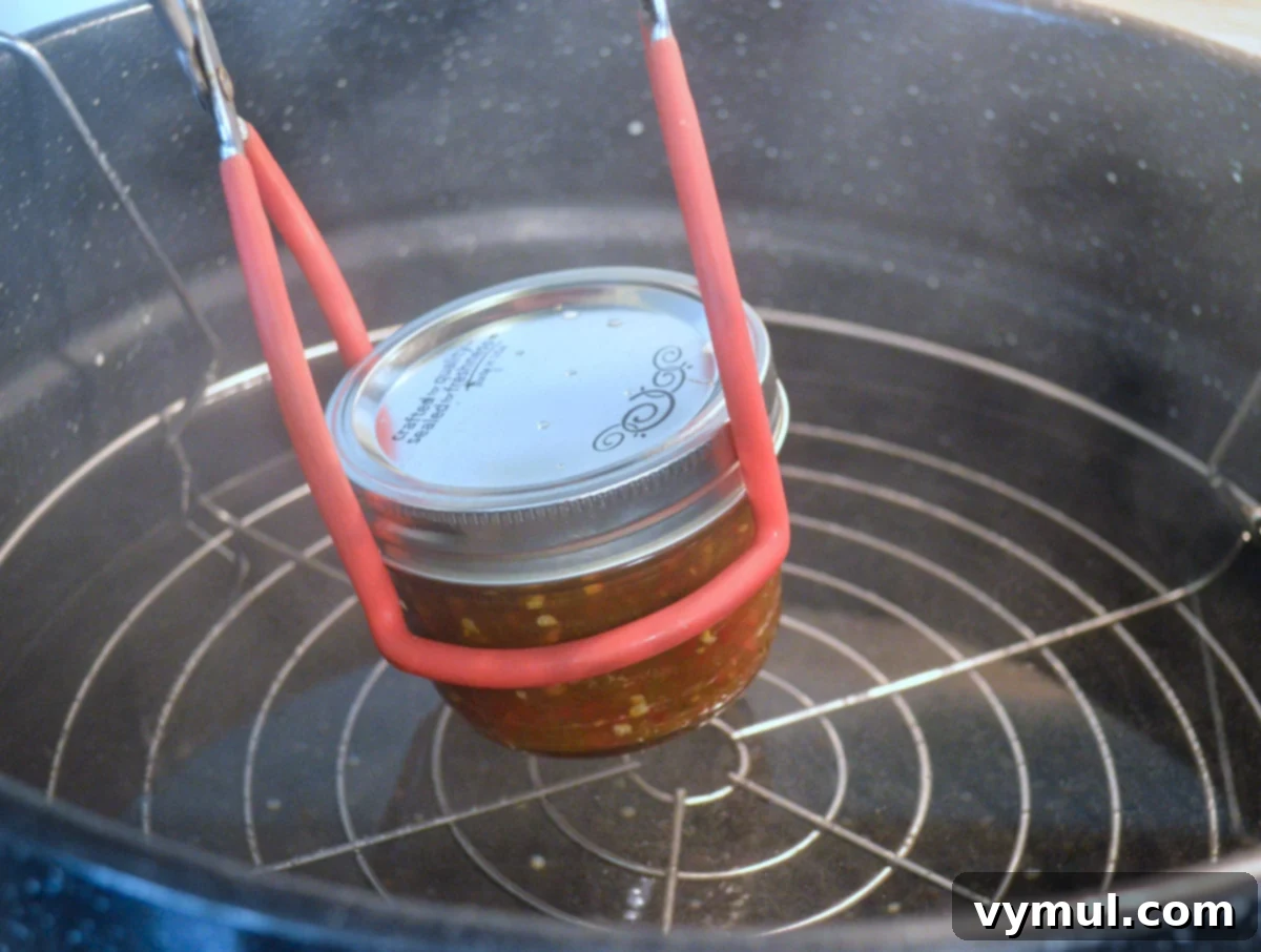 adding jar to canner