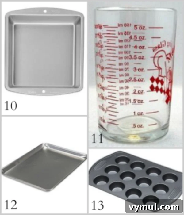 The Ultimate Baking Arsenal: 14 Tools and 11 Key Ingredients 5 Close-up of more indispensable holiday baking favorites, highlighting practical tools.