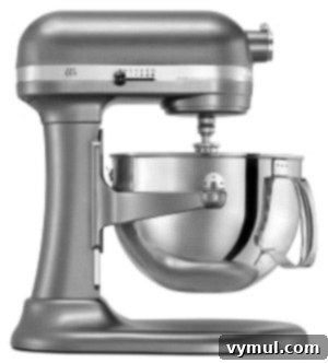 The Ultimate Baking Arsenal: 14 Tools and 11 Key Ingredients 6 A robust KitchenAid stand mixer, a staple appliance for any serious home baker.