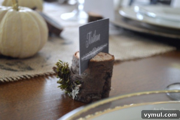Craft Your Own Rustic Branch Place Card Holders 6 Finished Wood Branch Place Card Holder