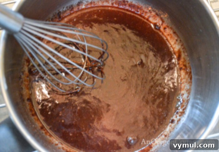 making homemade chocolate