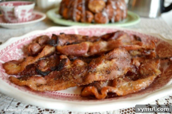 Festive December Dinner Menus 7 Maple Mustard Overnight Bacon - An Oregon Cottage