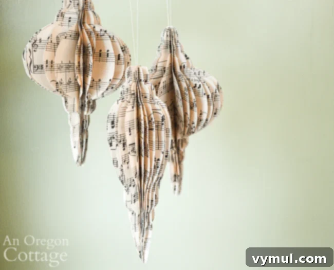 Effortless 3D Vintage Sheet Music Ornaments Guide 9 Beautiful 3D Music Sheet Ornaments