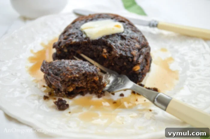 buckwheat oat pancakes on fork