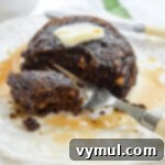 buckwheat oat pancakes on fork