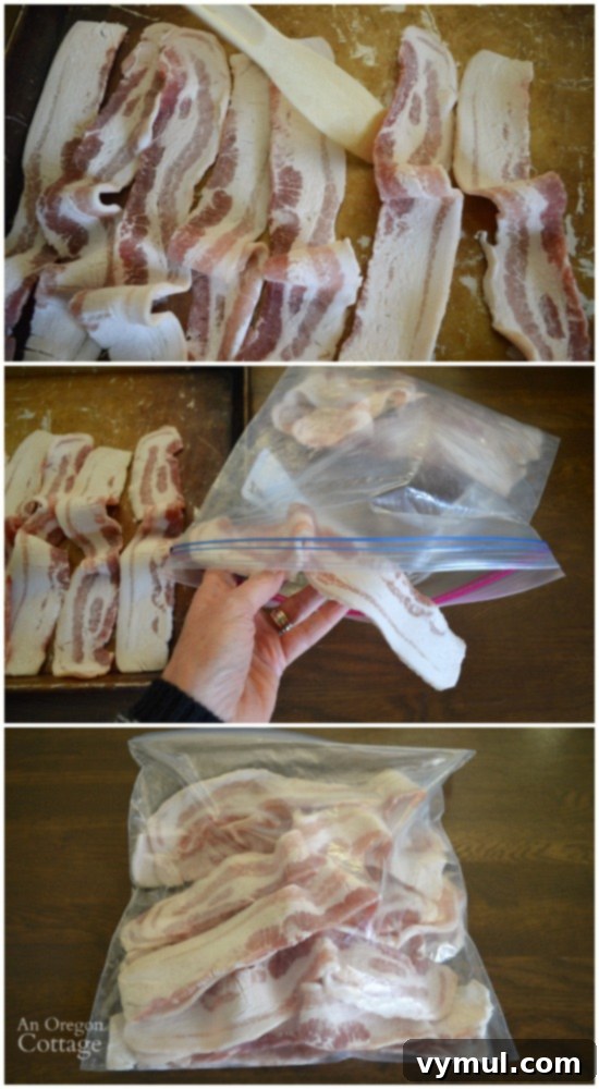 How to Freeze Individual Raw Bacon Slices for Recipes