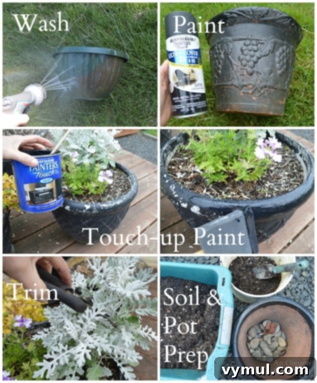 Tips for Planting Organic Flower Pots-container preparation
