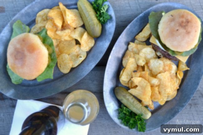 Smashed Garlic Jalapeno Burgers Brewpub Style 5 Making Brew Pub Style Smashed Garlic Burgers at home, highlighting the delicious toppings and toasted bun