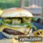 Smashed Garlic Jalapeno Burgers Brewpub Style 6 Smashed Garlic Burgers with Jalapeño and a side of chips