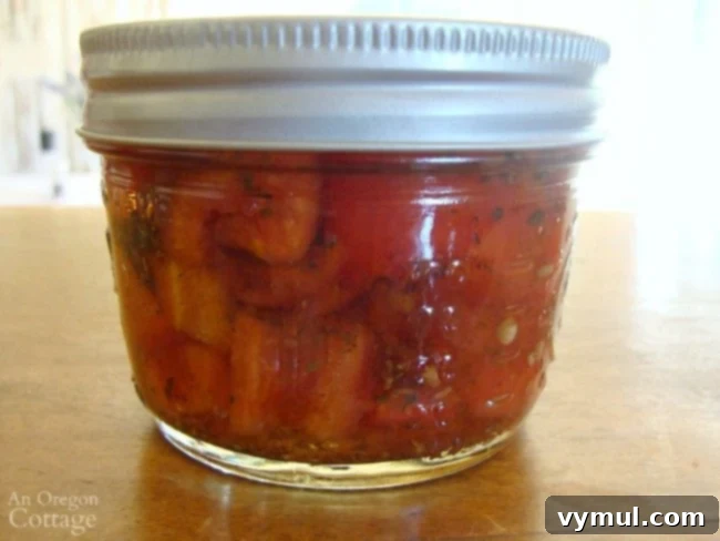 Garden-Fresh All Year: 36+ Ways to Preserve Vegetables by Freezing, Drying, Canning, and Fermenting 19 Canned Tomato Bruschetta