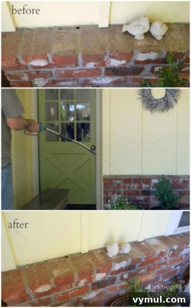 Add curb appeal in late summer by washing off dirt and cobwebs from siding and porch
