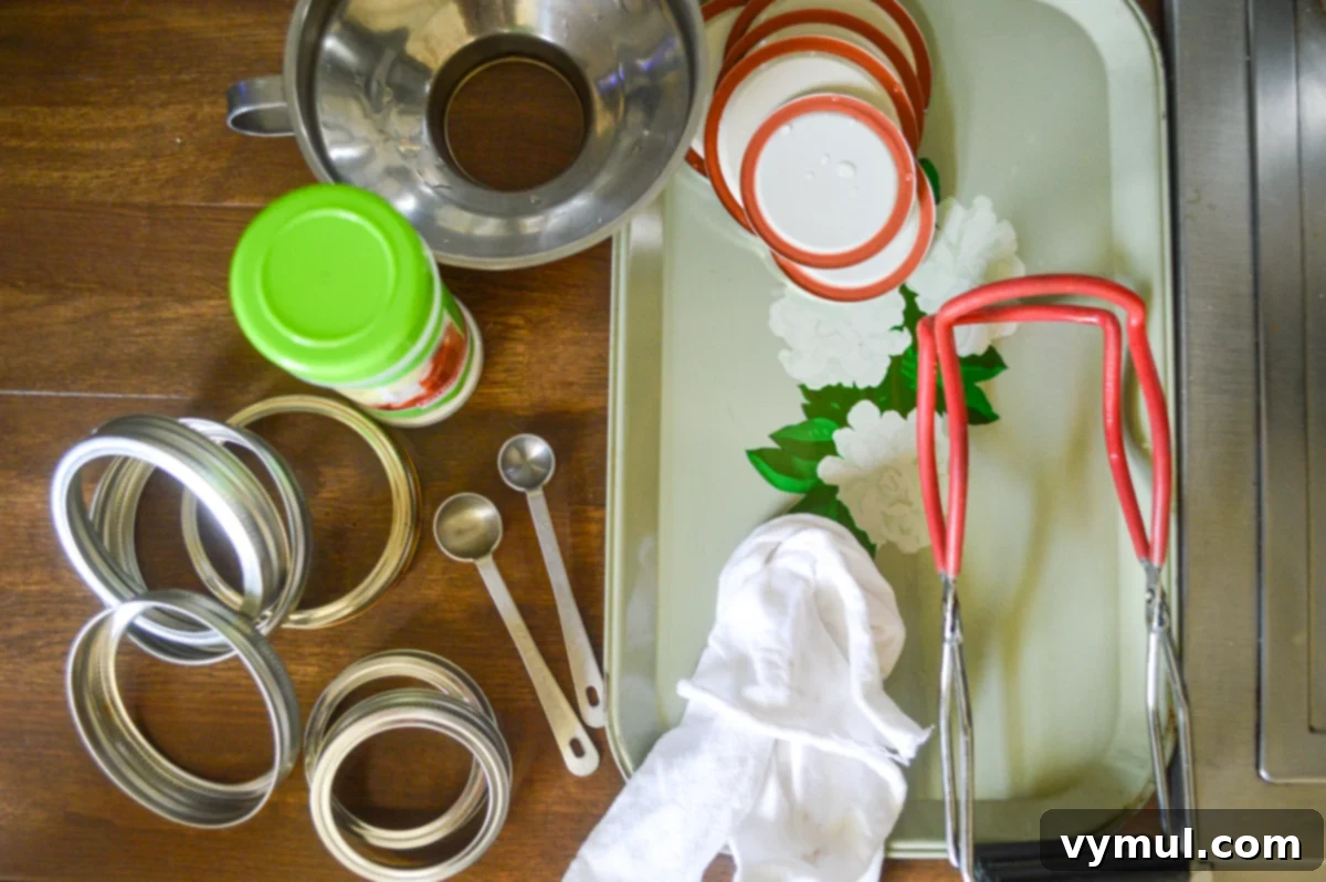 Home Canned Roasted Tomato Sauce 7 canning set up for roasted tomatoes