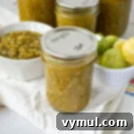 Simple Roasted Salsa Verde: Tomatillo & Green Tomato (Batch & Preserve) 9 jar of canned salsa verde with small bowl of salsa
