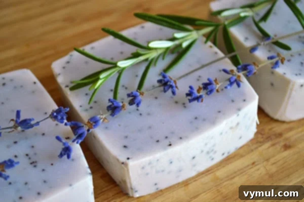 Lavender Rosemary Hand Soap recipe for a natural beauty gift.