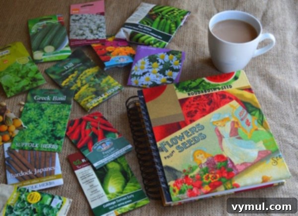 Unique Handmade Gifts for Him and Her 9 Seed organizer from photo album via Lovely Greens