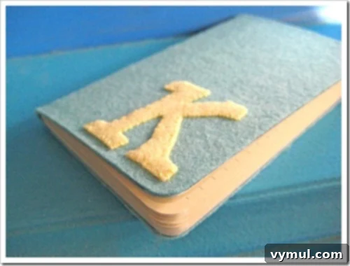 Inventive DIY Presents for Children and Adolescents 7 felt notebook tutorial via Everything Etsy