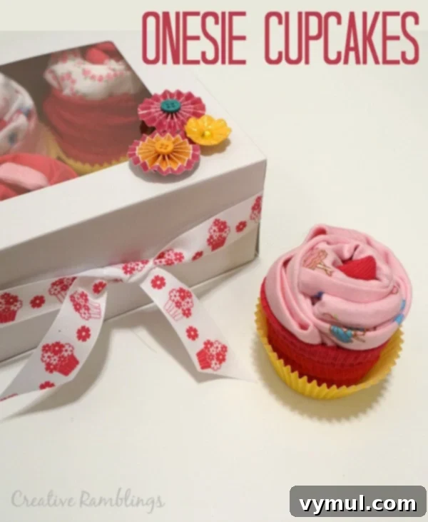 Inventive DIY Presents for Children and Adolescents 10 onesie-cupcakes via Creative Ramblings