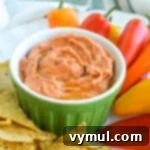 White bean dried tomato dip close-up