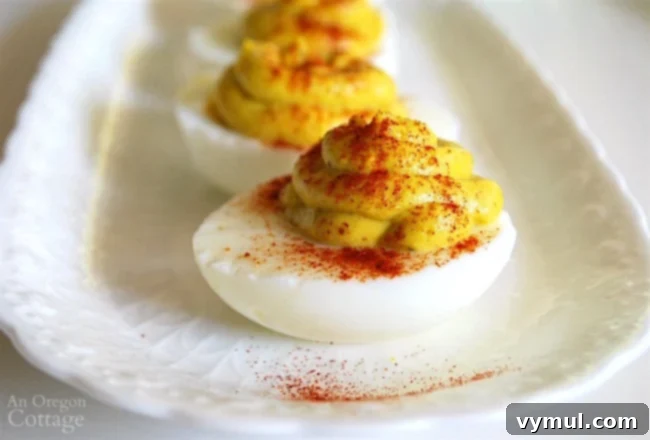 Easy Curried Deviled Eggs