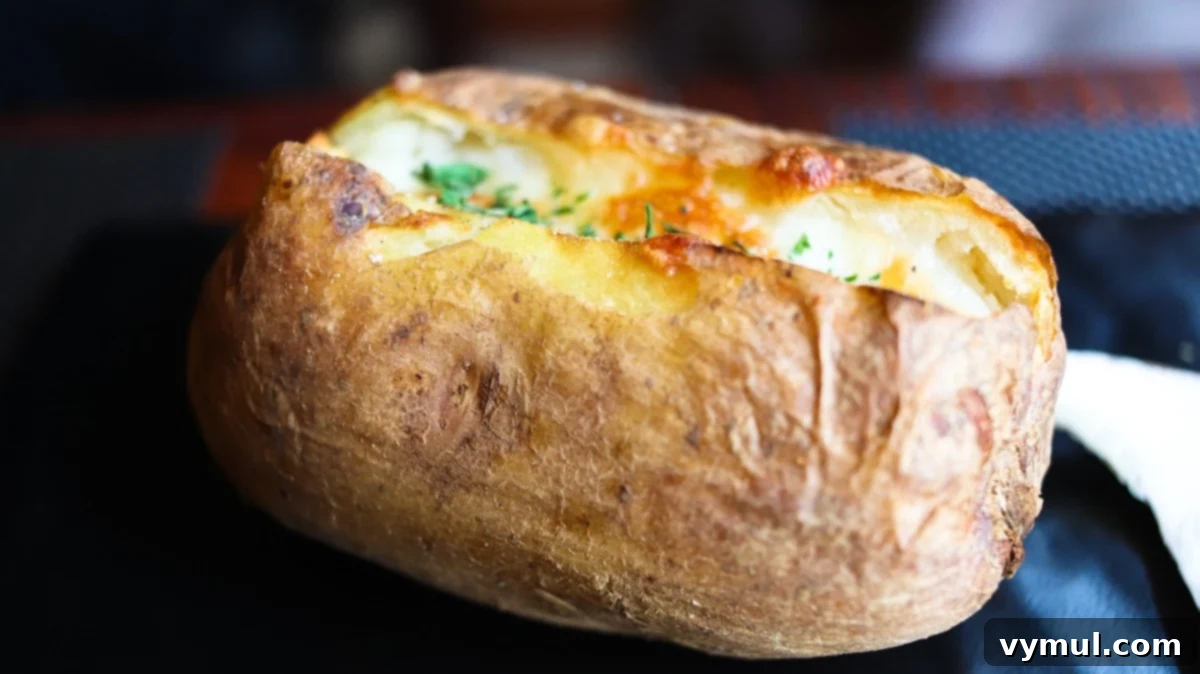 twice-baked potato on black surface