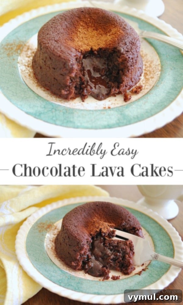 Quick and Easy Chocolate Lava Cakes