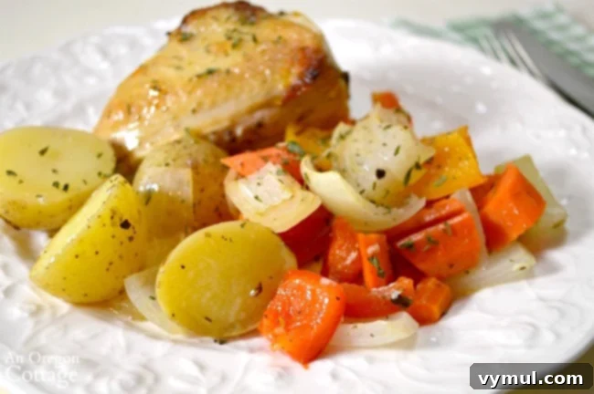 25 Healthy Family Dinners Everyone Loves 5 Sheet Pan Lemon-Garlic Roasted Chicken and Vegetables