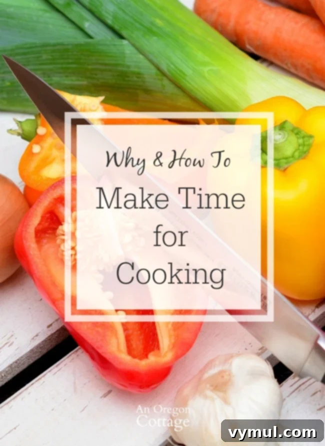 Smart Cooking for Busy Lives 2 make time for cooking