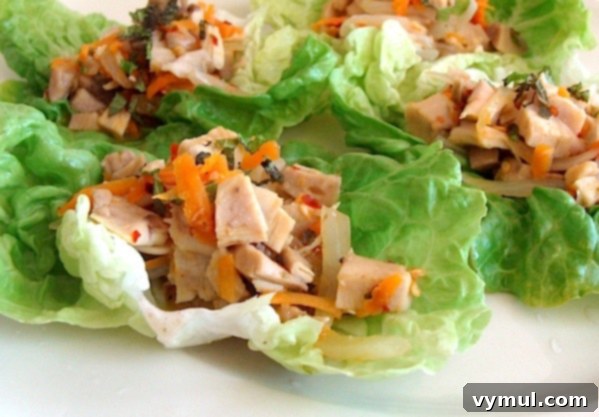 Smart Cooking for Busy Lives 4 Chicken-lime lettuce wraps make a quick and refreshing meal.
