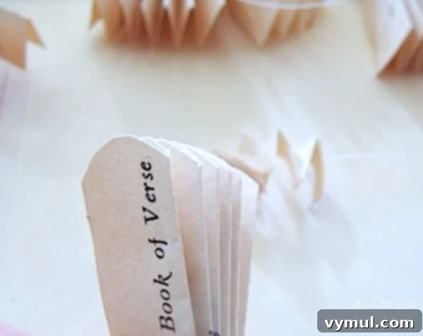 Paper Petals: Accordion Rosette Tutorial from Book Pages 6 Rosette Book Page Ornament Tutorial-step4