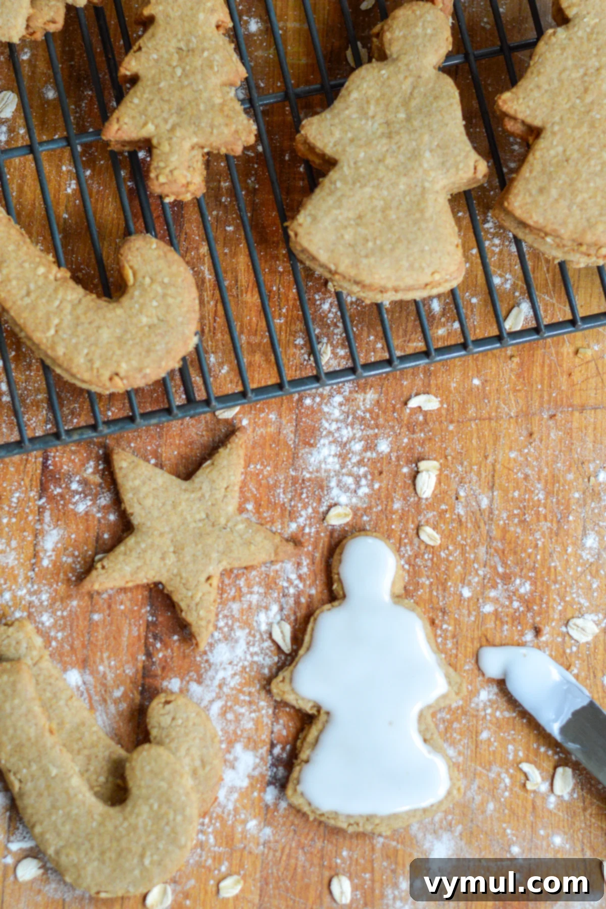 Wholesome Oat & Wheat Cut-Out Cookies 2 frosting cut out sugar cookies