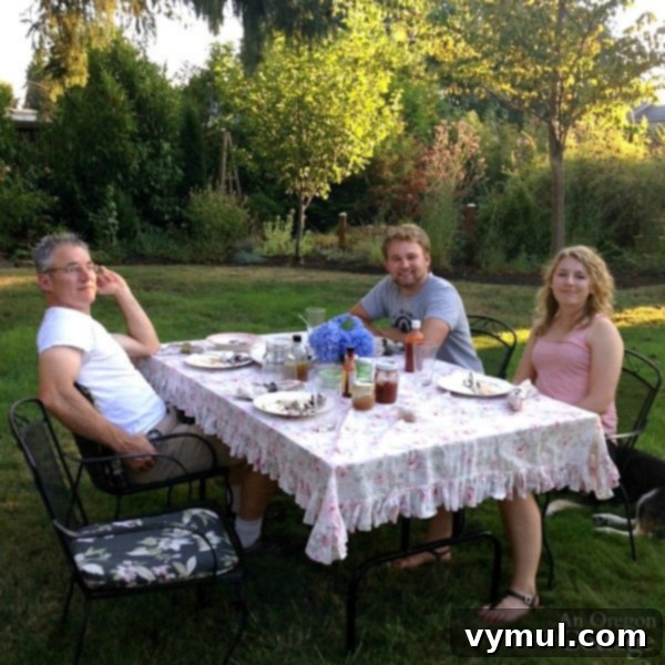 Generations of Joy: Our Family's Annual Rituals 5 Family Traditions-outdoor summer meal