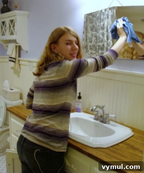 Generations of Joy: Our Family's Annual Rituals 6 Family Traditions: cleaning bathroom mirror