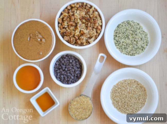 almond granola bites ingredients