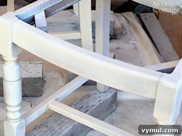 Affordable Handheld Spray Painting Made Easy 5 Using Paint Sprayer - Close-up of Chair with Thin Coats