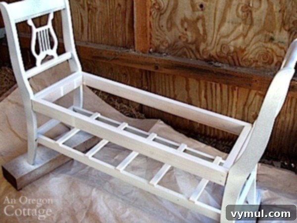 Affordable Handheld Spray Painting Made Easy 7 Using Paint Sprayer on a DIY Chair Bench Project